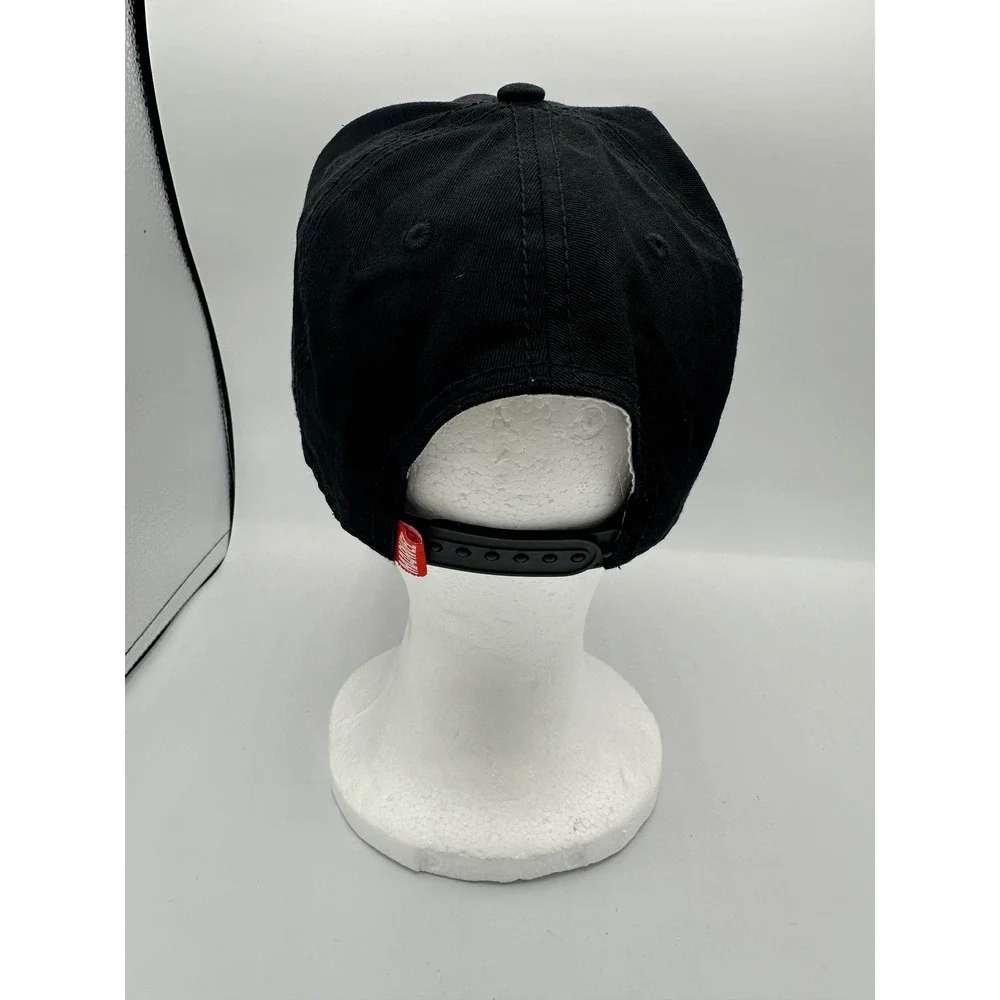 Marvel Snapback Hat Kids OSFM Black Red Avengers Character Flat Brim Excellent